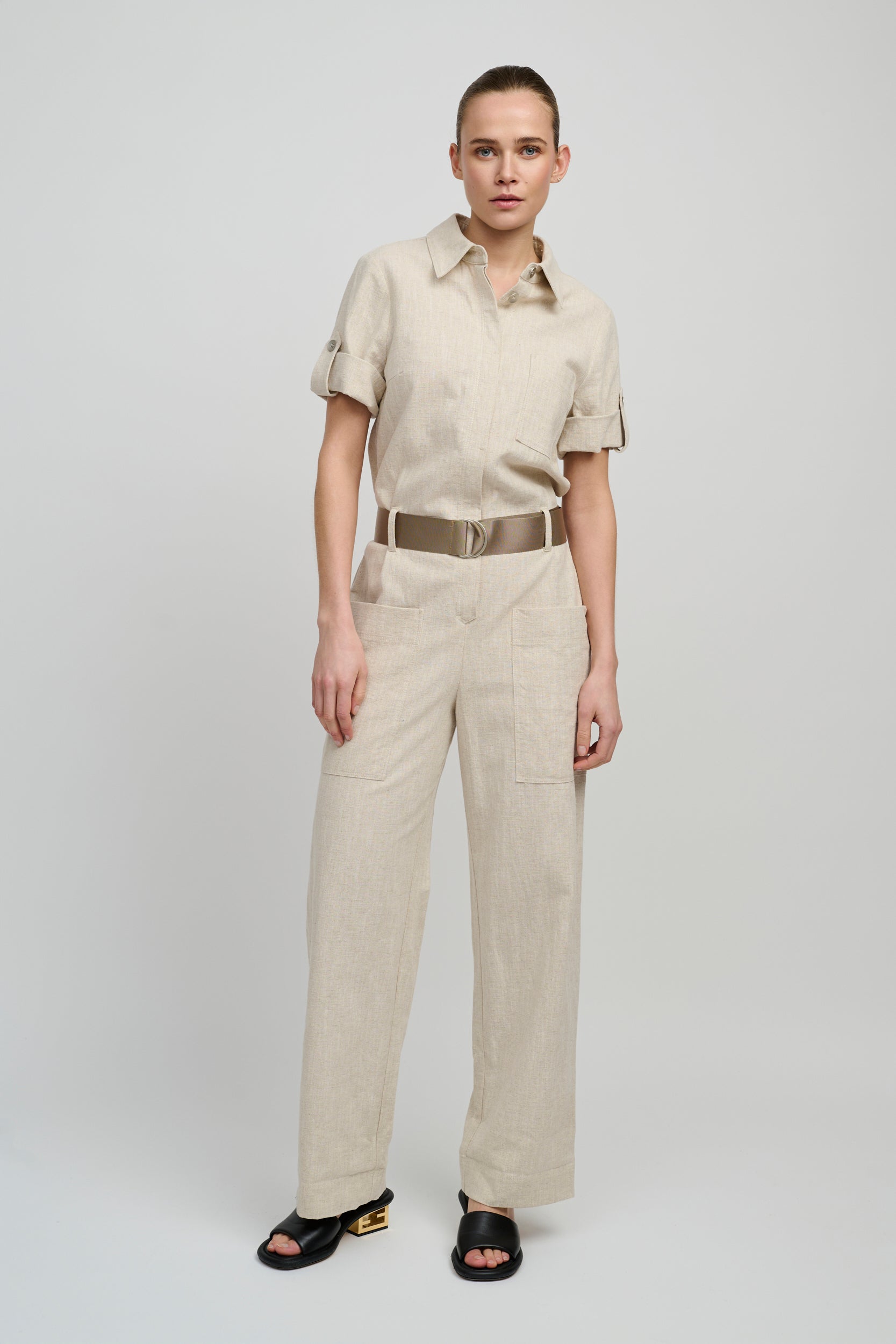 CRCella Hør Buksedragt